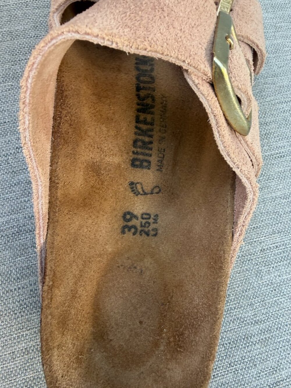 Womens Birkenstock Arizona Slide Sandal - Light Rose. Women's Size 39 - Picture 8 of 14